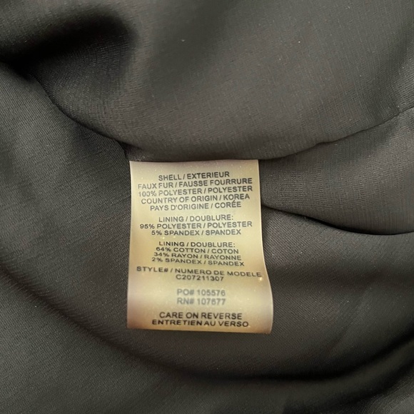 ALICE + OLIVIA Pali Faux Fur Leopard Print Jacket Size Small - Picture 9 of 10